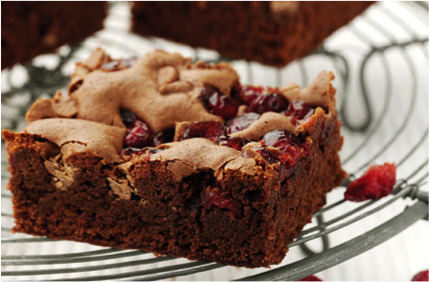 Healthy Cranberry Brownies